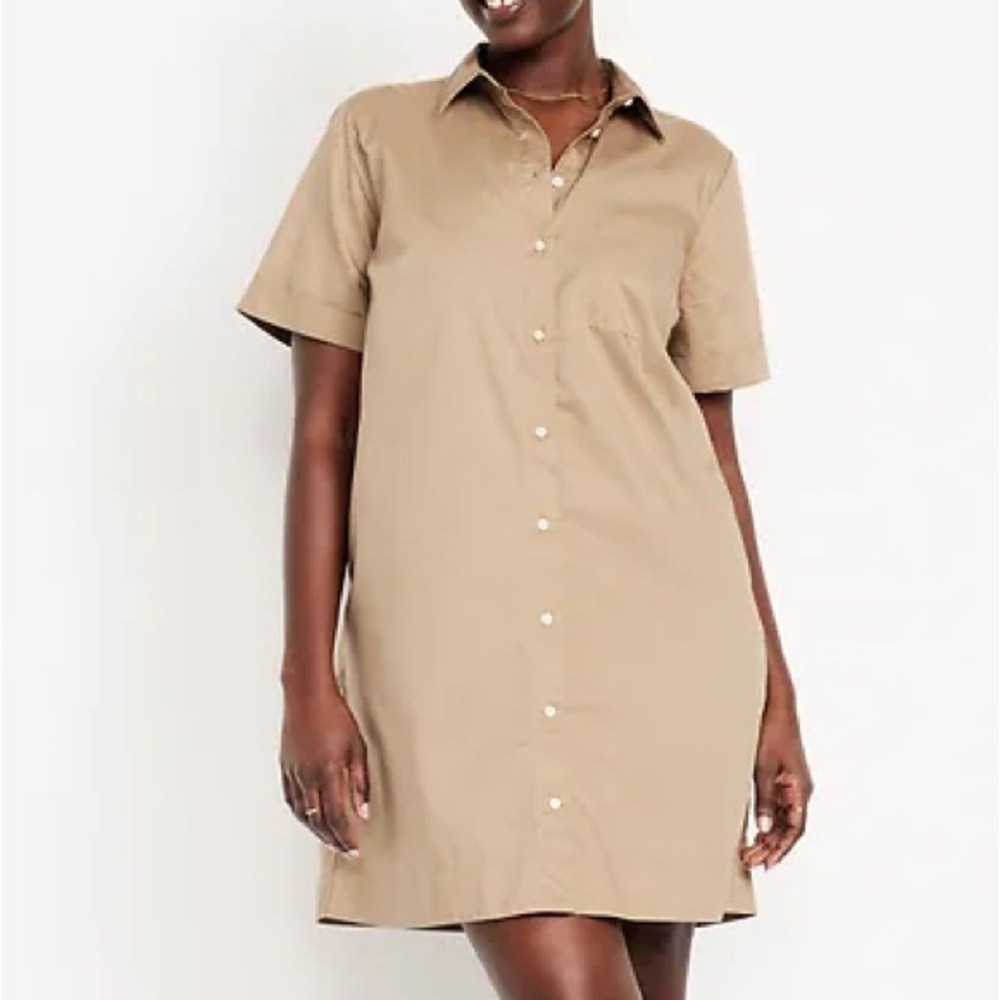 NWT Old Navy Button-Down Mini Shirt Dress